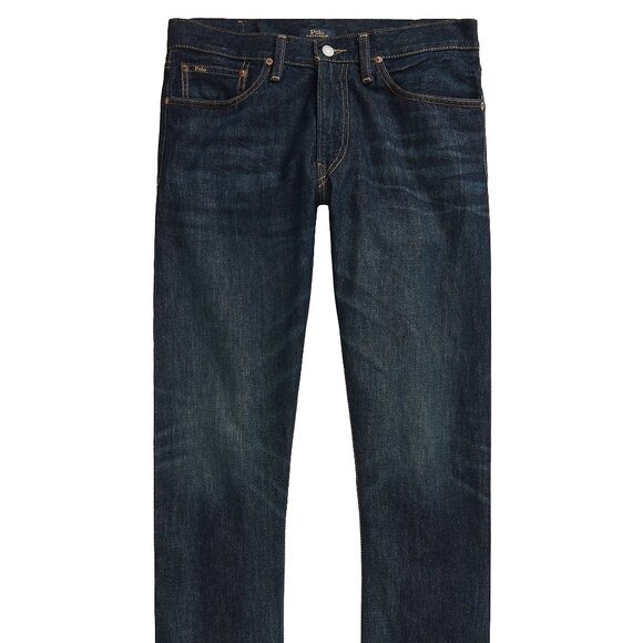 Polo Ralph Lauren Slim Fit Cotton Denim Blue Jeans 40x32 - Picture 2 of 16